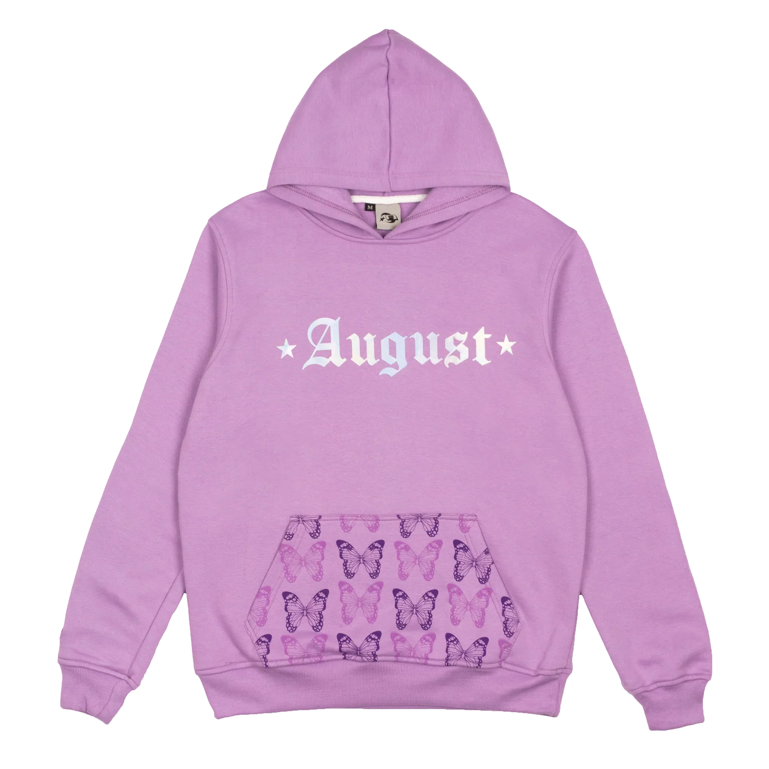 Butterfly Pocket Pattern Hoodie