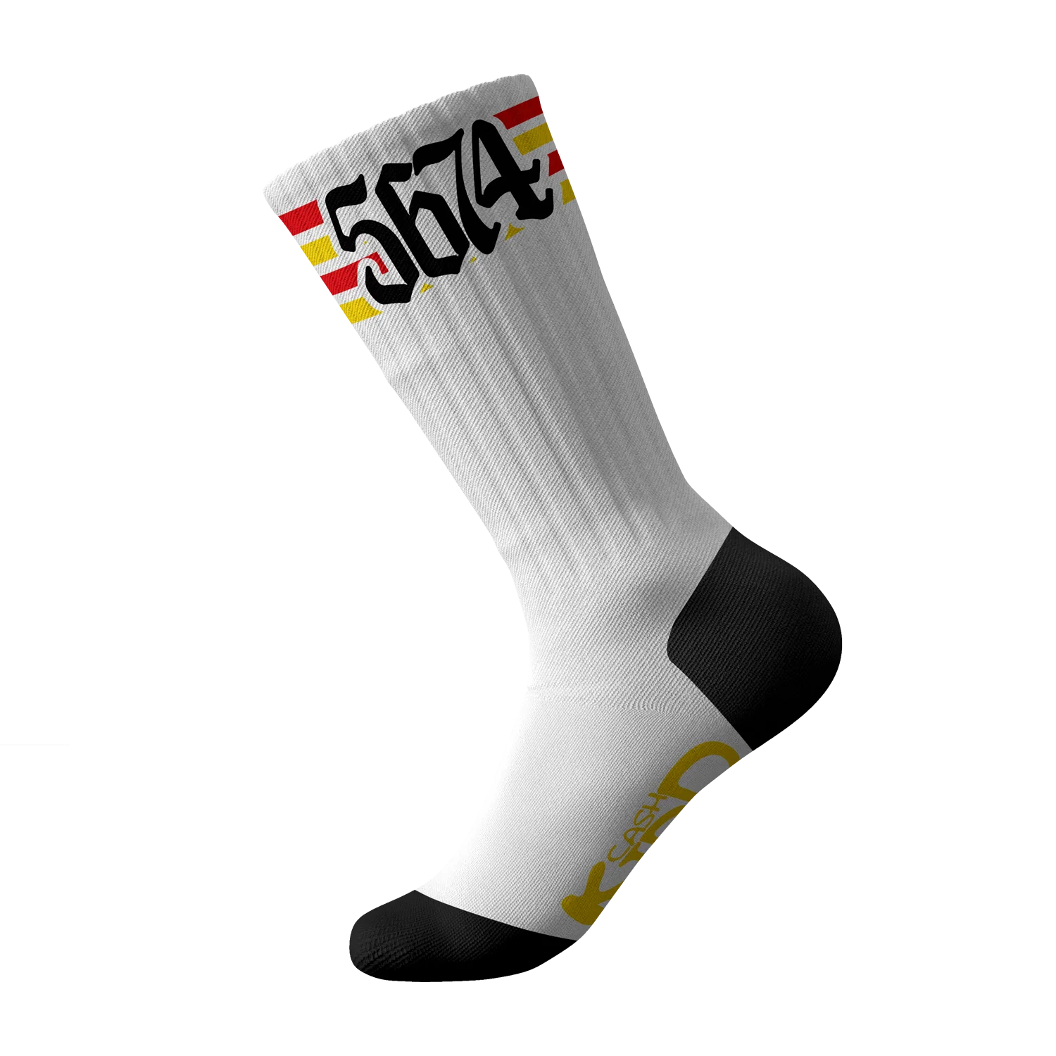 Cash Kidd - White 5674 Socks