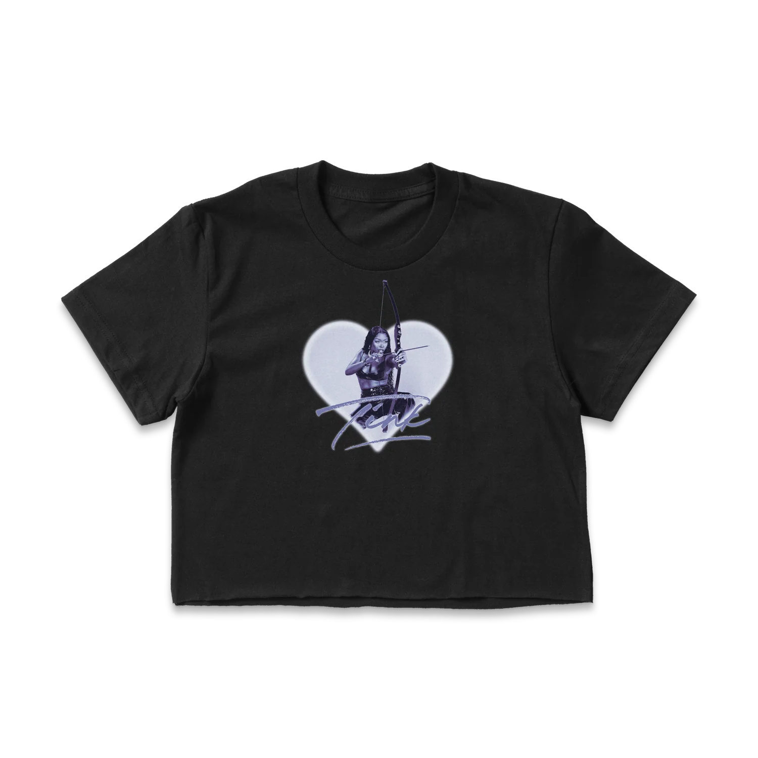 Cupid Crop T-Shirt (Black)
