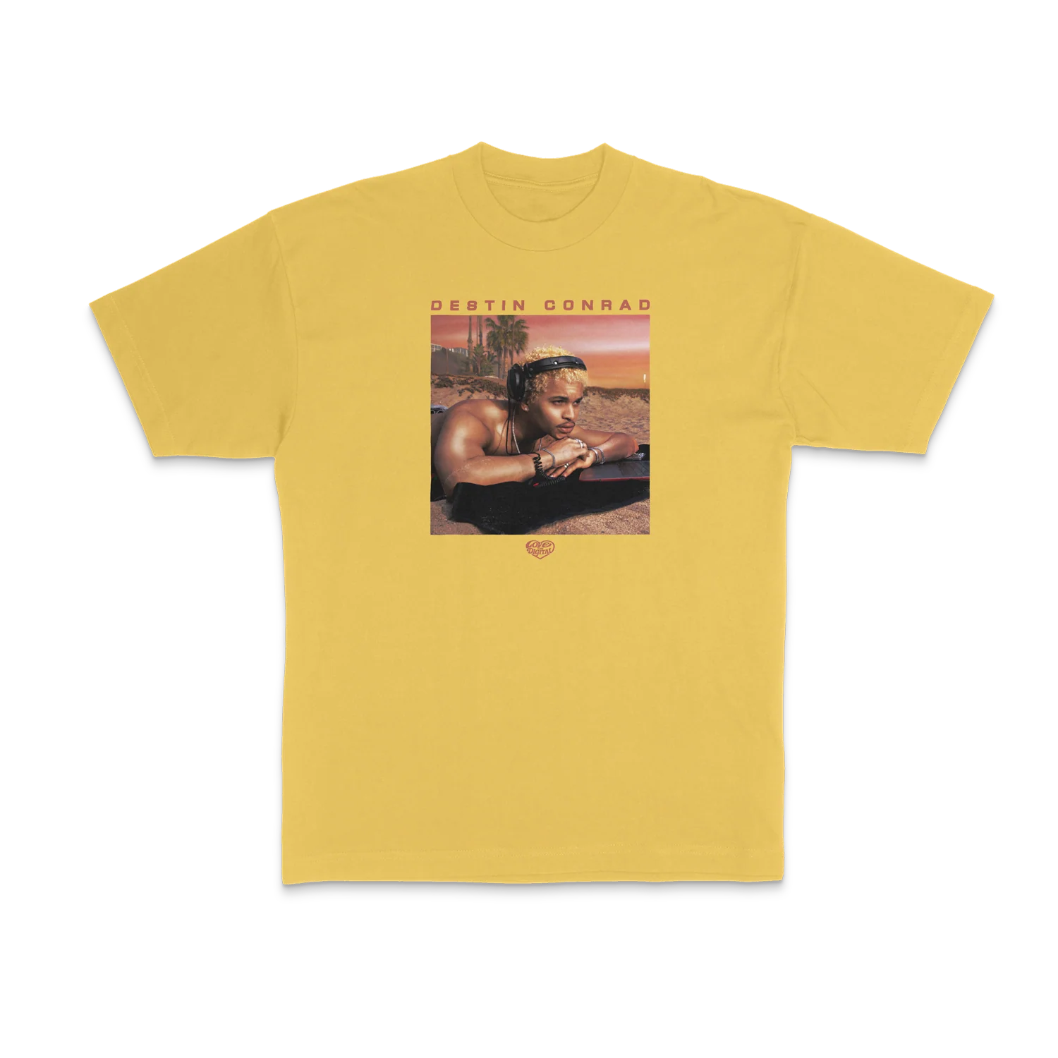 DESTIN CONRAD - LOD ALBUM T-SHIRT (Yellow)