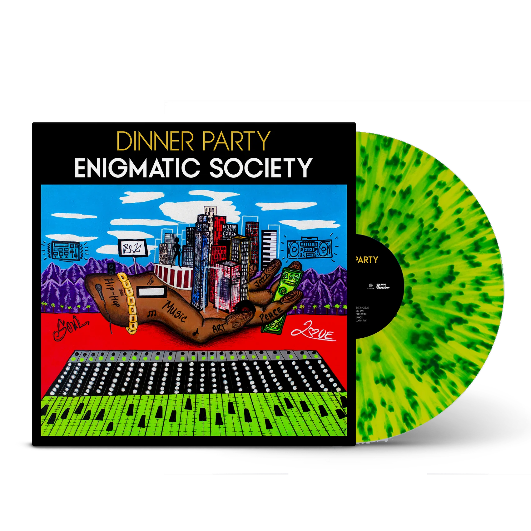 Dinner Party - Enigmatic Society (Green Splatter)
