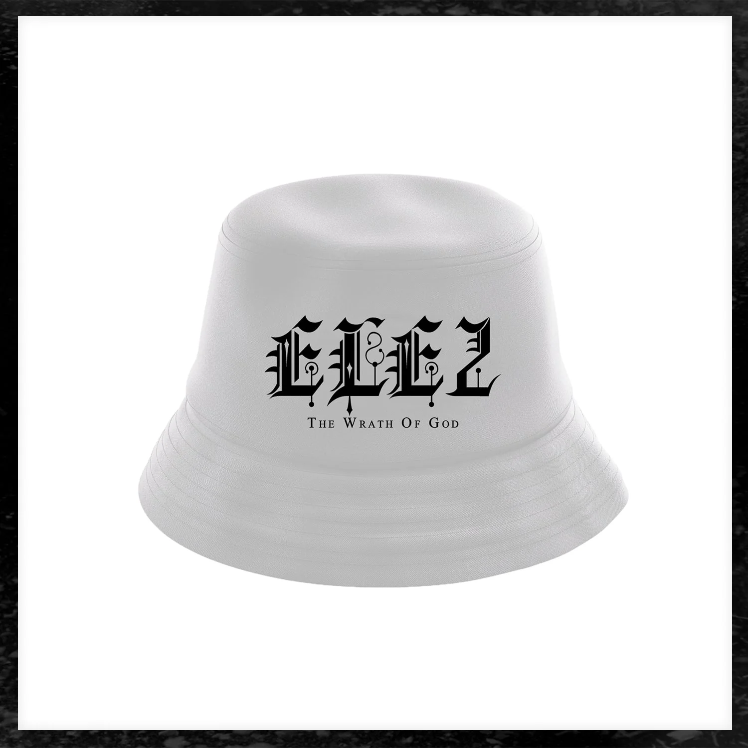 ELE2 Old English - White Bucket Hat - Image 2