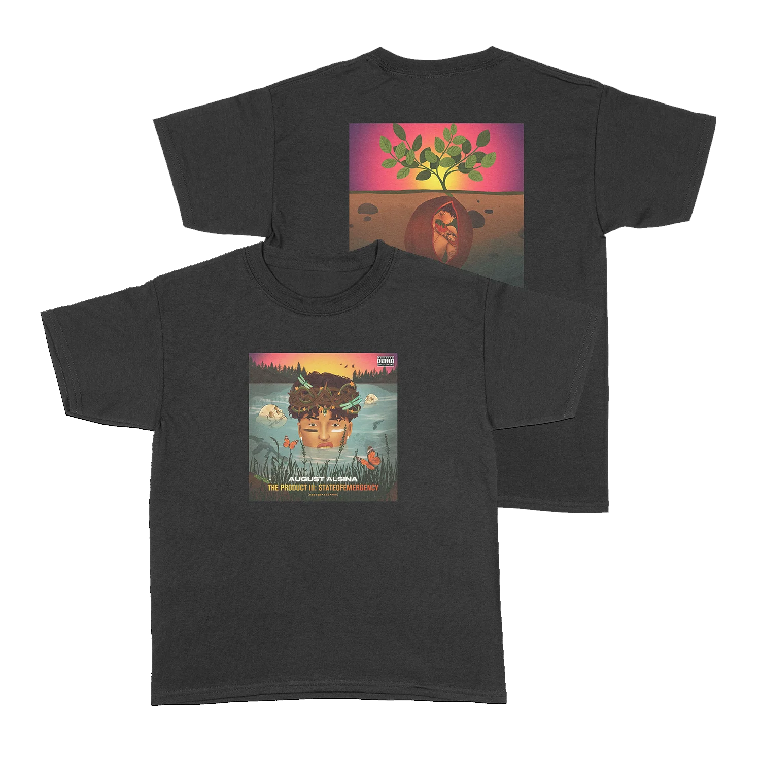 Emerge & See Black Short Sleeve