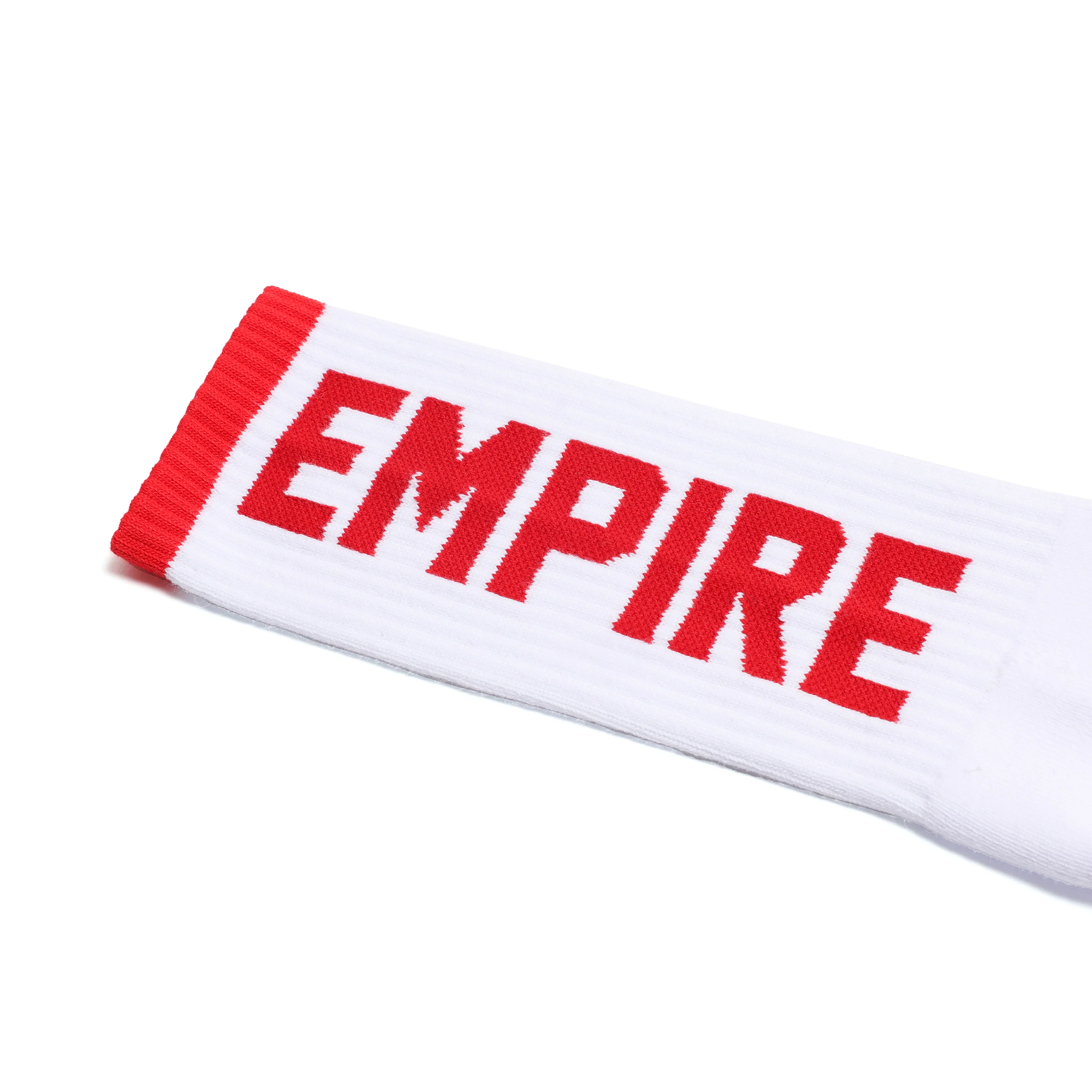 EMPIRE All-Star Socks (White/Red) - Image 3
