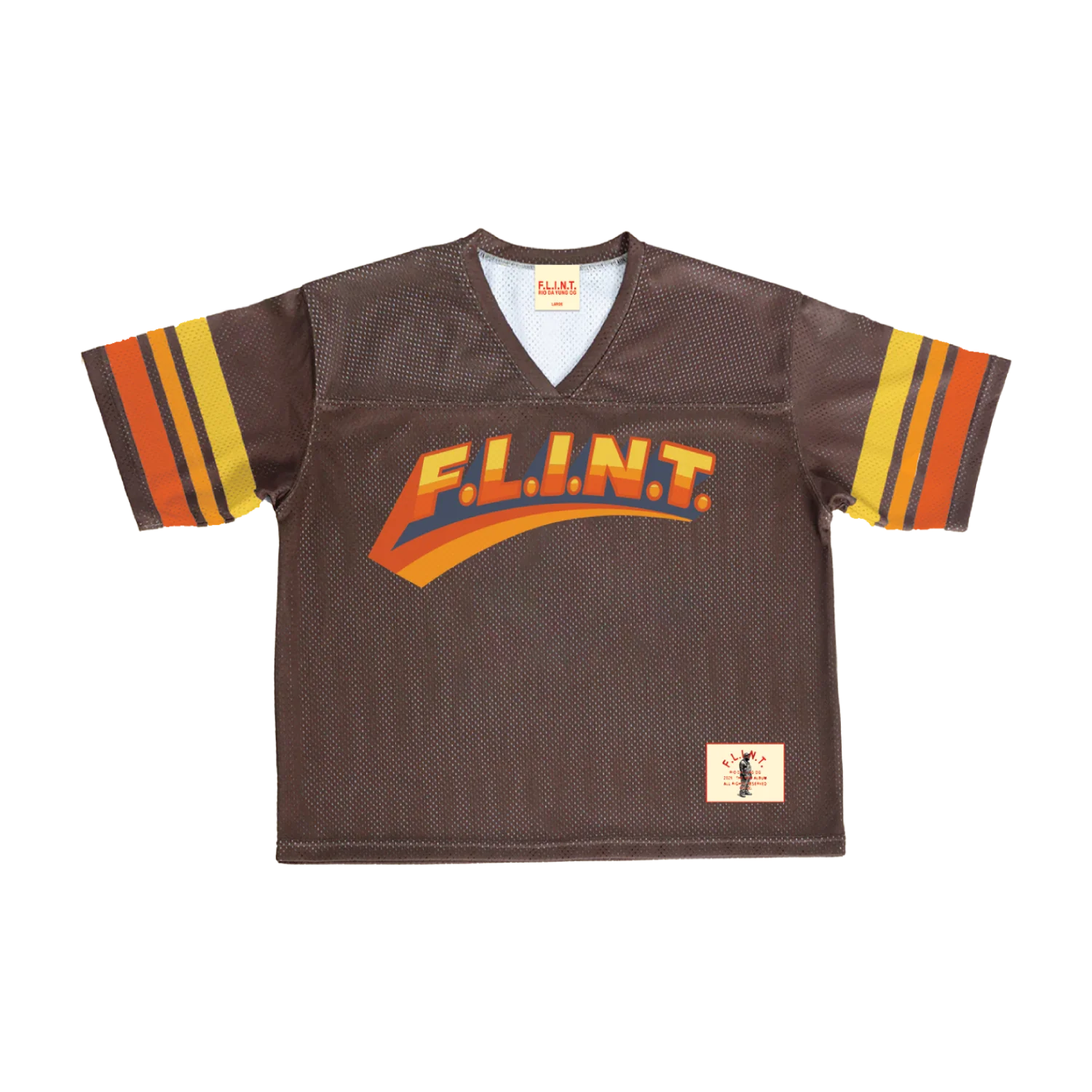 F.L.I.N.T. Football Jersey (Brown)
