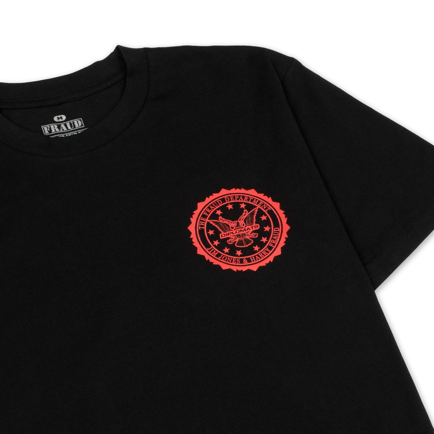 Fraud Department Seal Tee - Black - Image 4