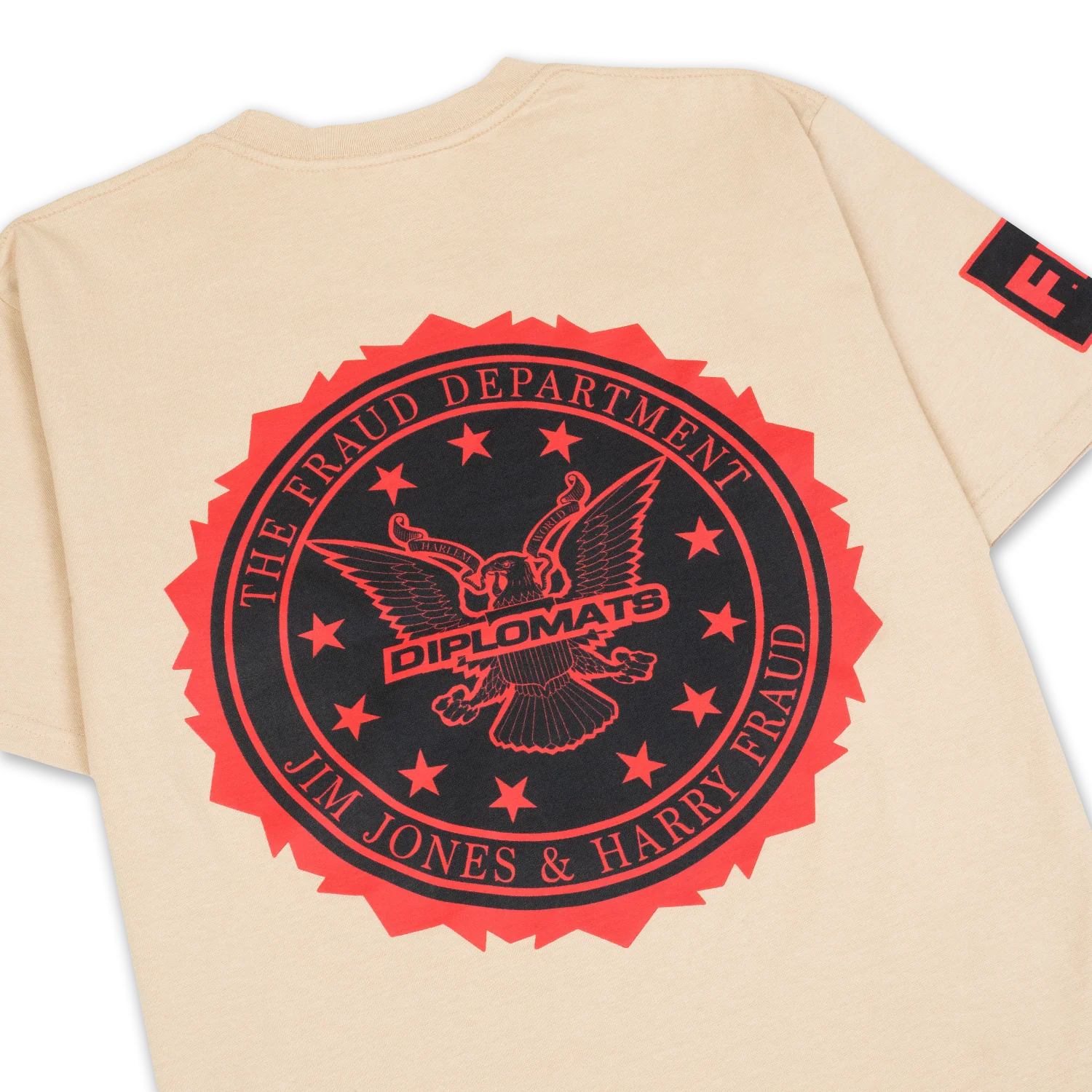 Fraud Department Seal Tee - Khaki - Image 4