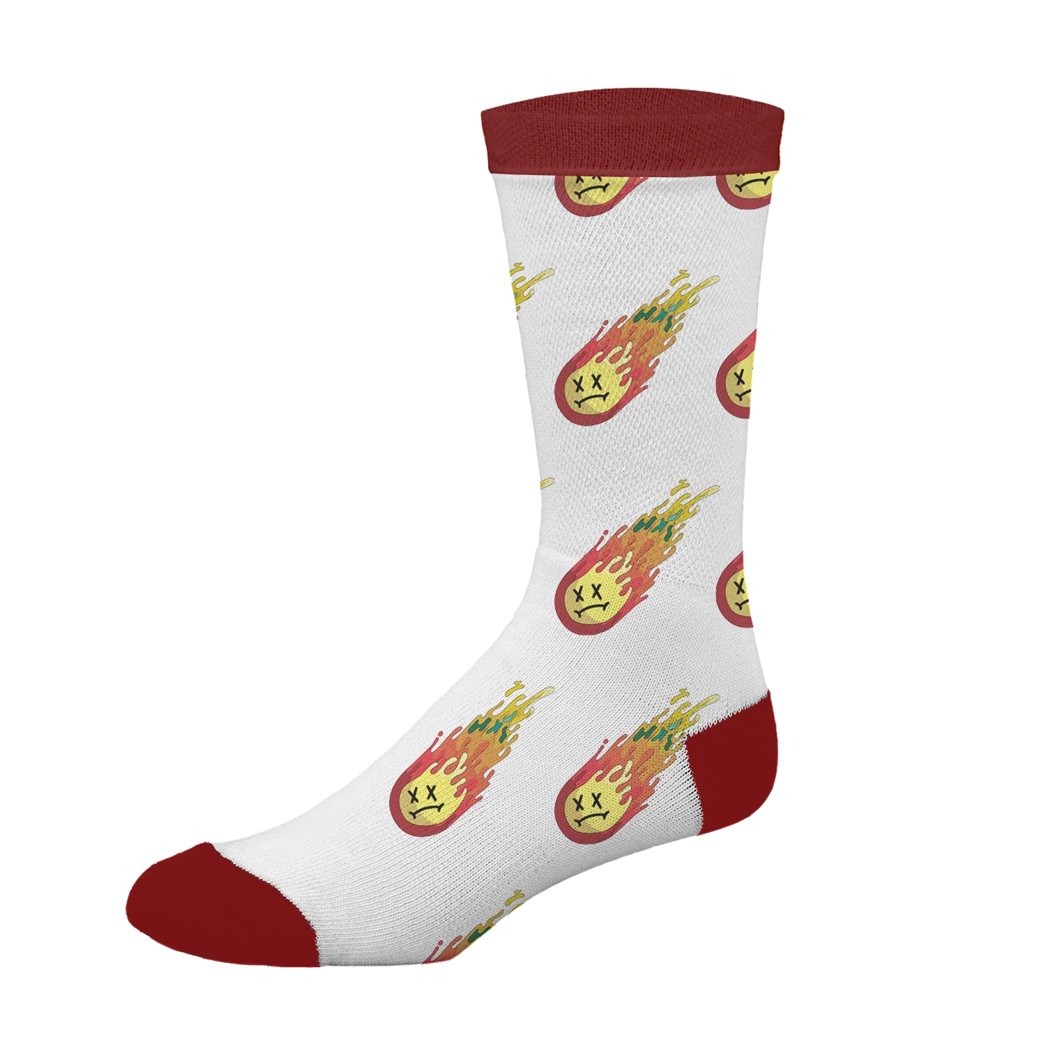 Jay Wheeler - Sad Meteor Socks - White