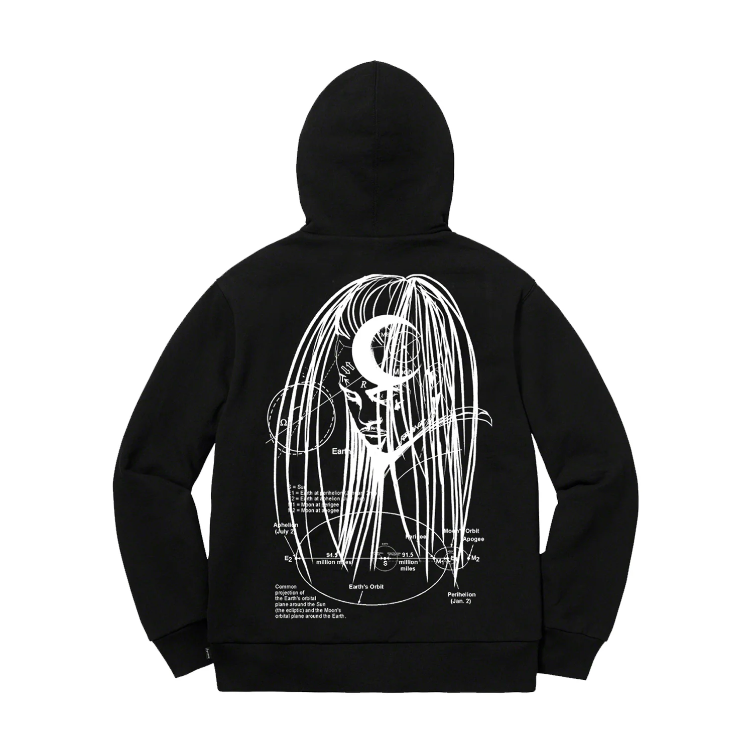 Kid Trunks- Moon - Black Hoodie + Download - Image 3