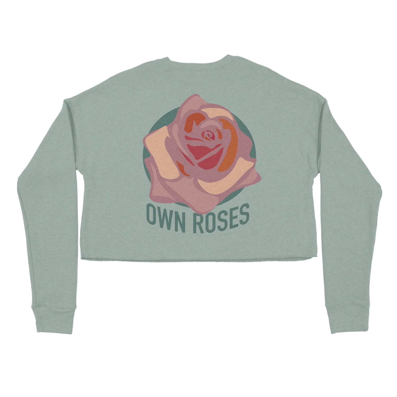 Nikita Karmen - Own Roses Sage Crop Sweater
