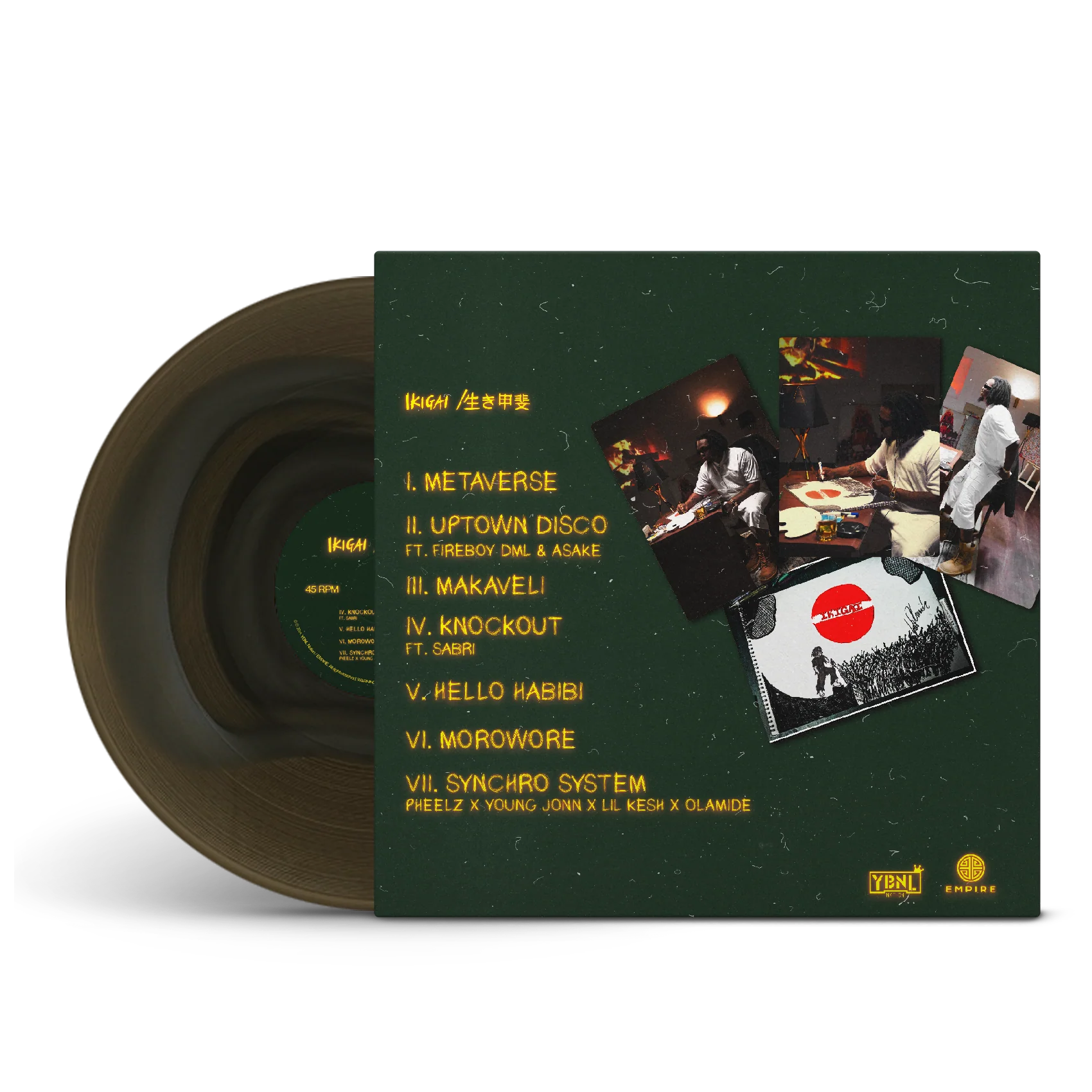 Olamide - Ikigai, Vol. 1 LP - Image 2
