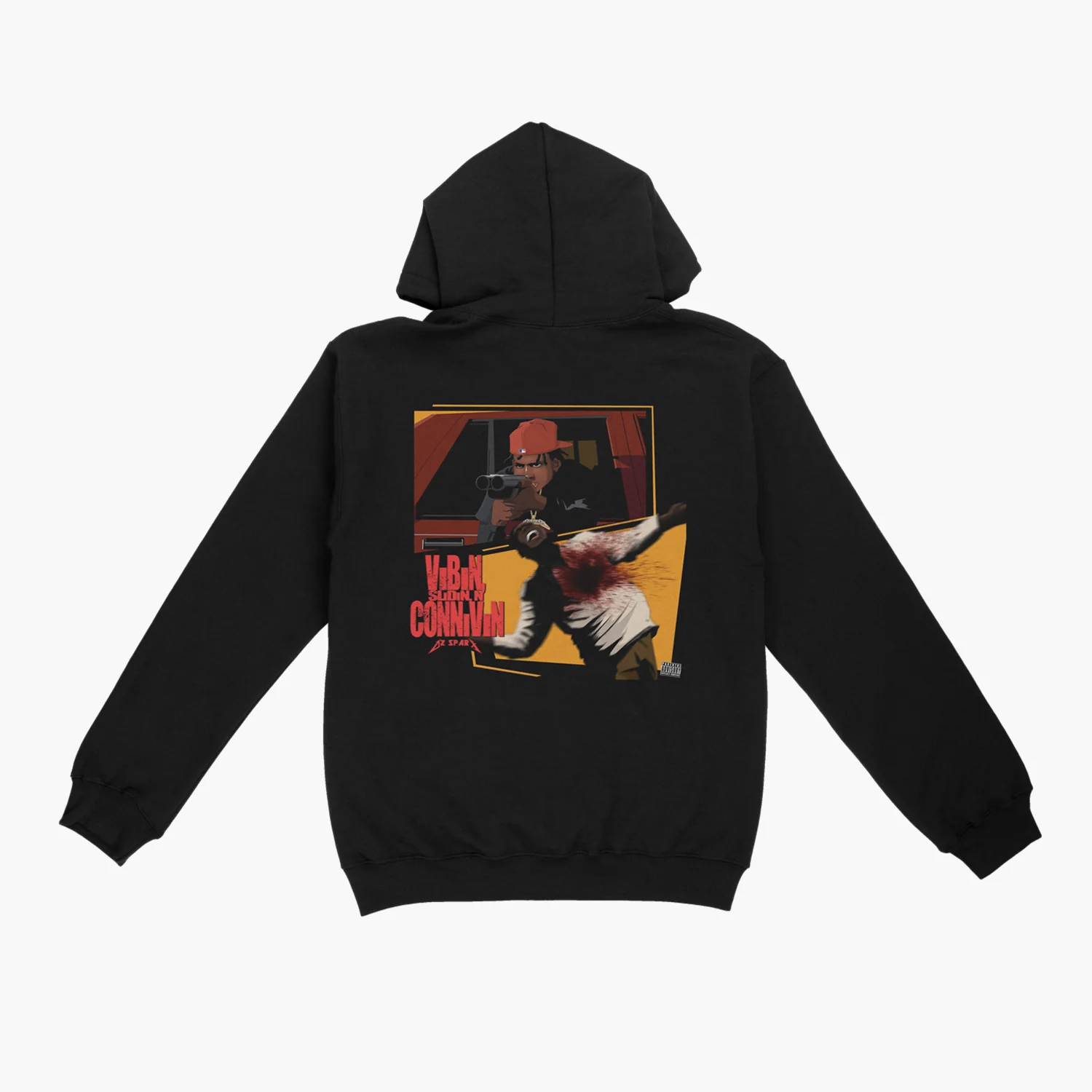 OZ Sparx - Black Hoodie - Image 3