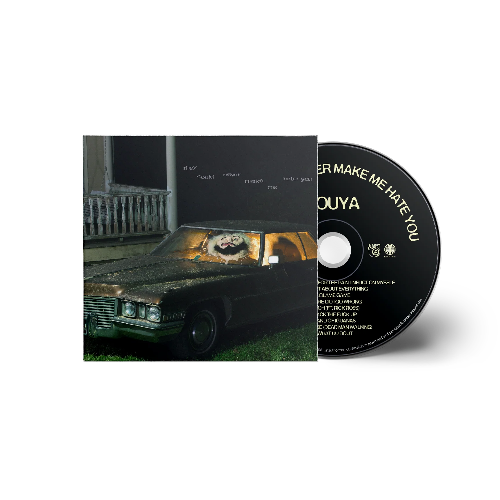 Pouya - THEY COULD NEVER MAKE ME HATE YOU CD