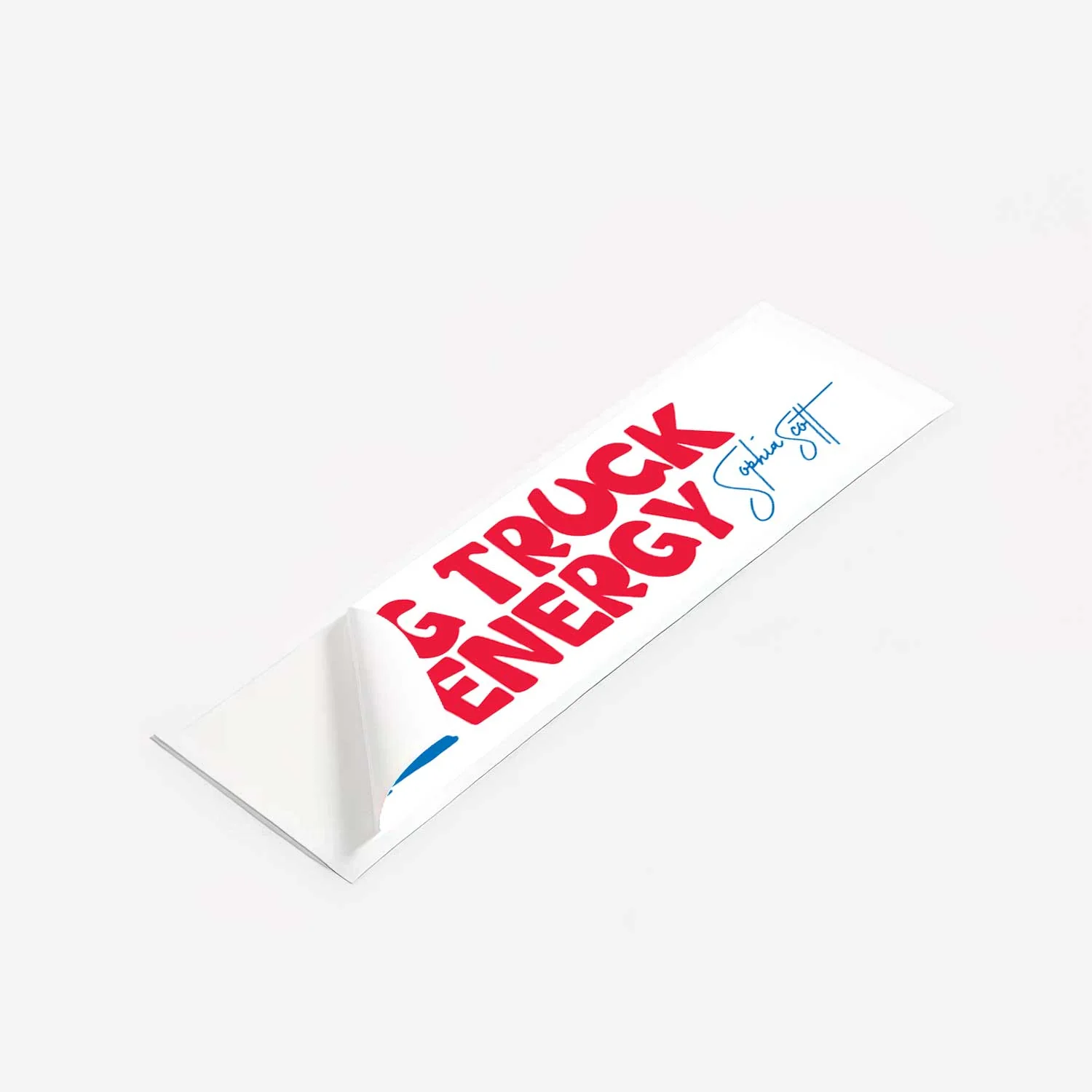 Sophia Scott - Big Truck Energy Bumper Sticker - Image 2