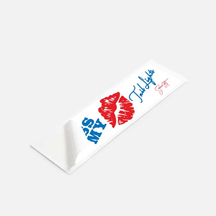 Sophia Scott - Kiss My Taillights Bumper Sticker - Image 2