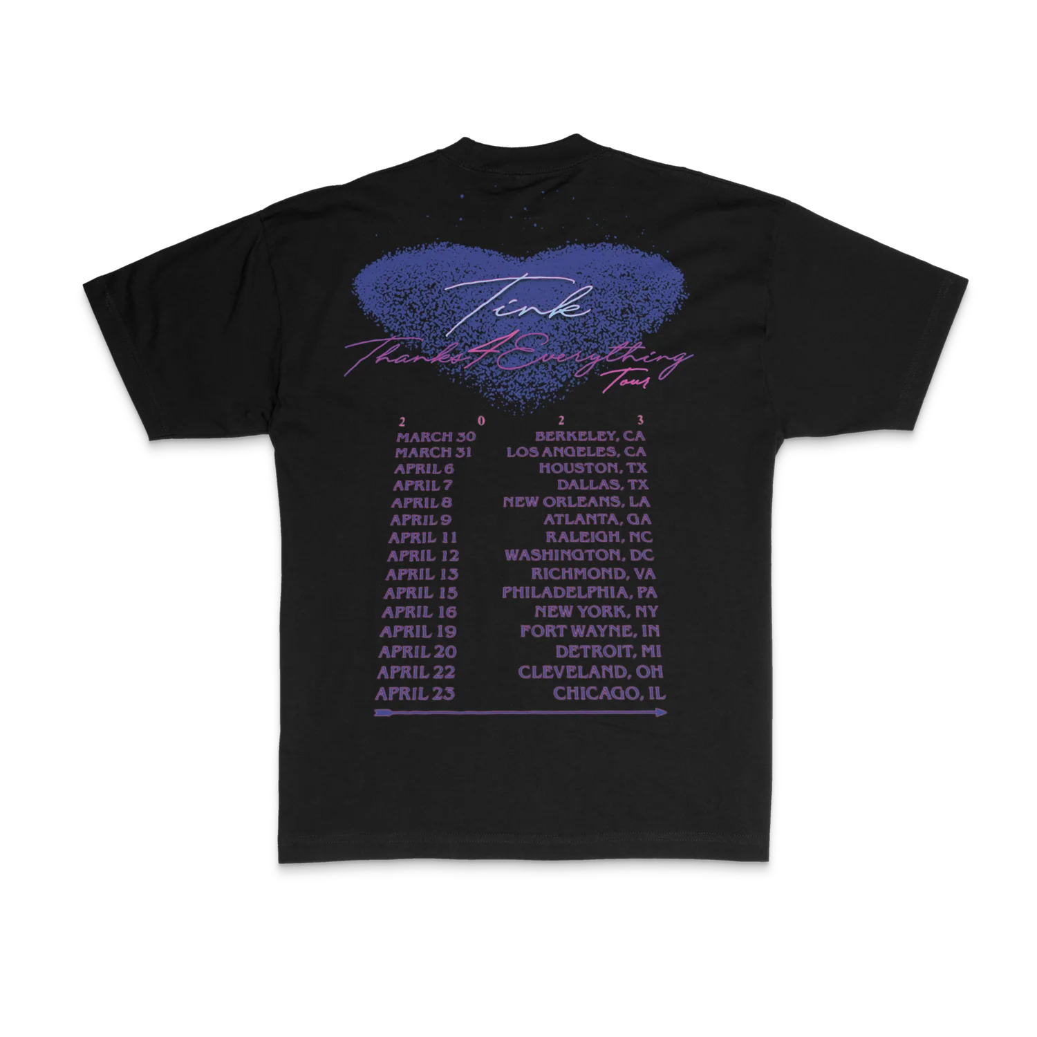 Thanks 4 Everything Tour T-Shirt - Image 2