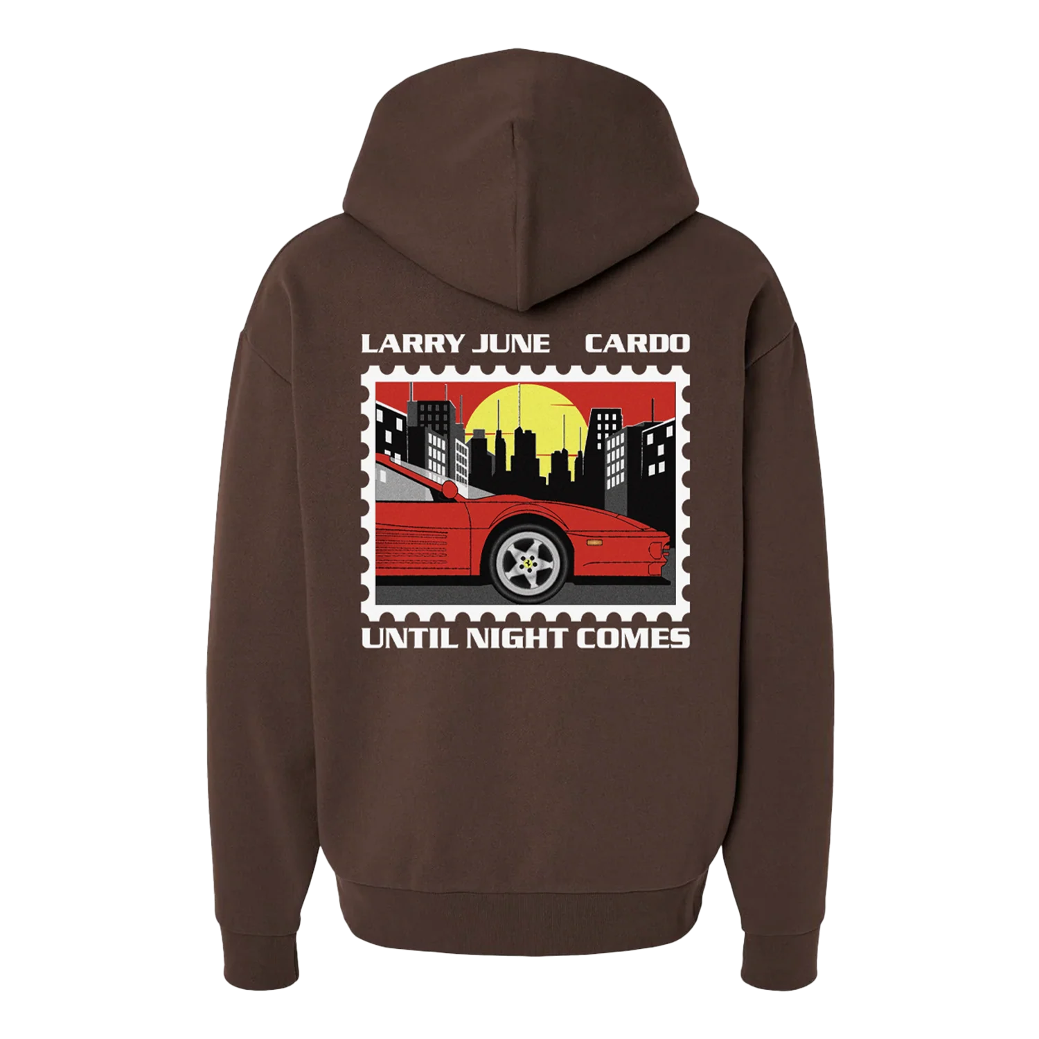 Until Night Comes - Postage Hoodie (Brown)