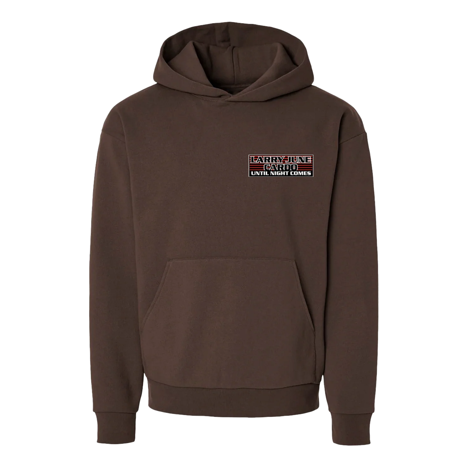 Until Night Comes - Postage Hoodie (Brown) - Image 2