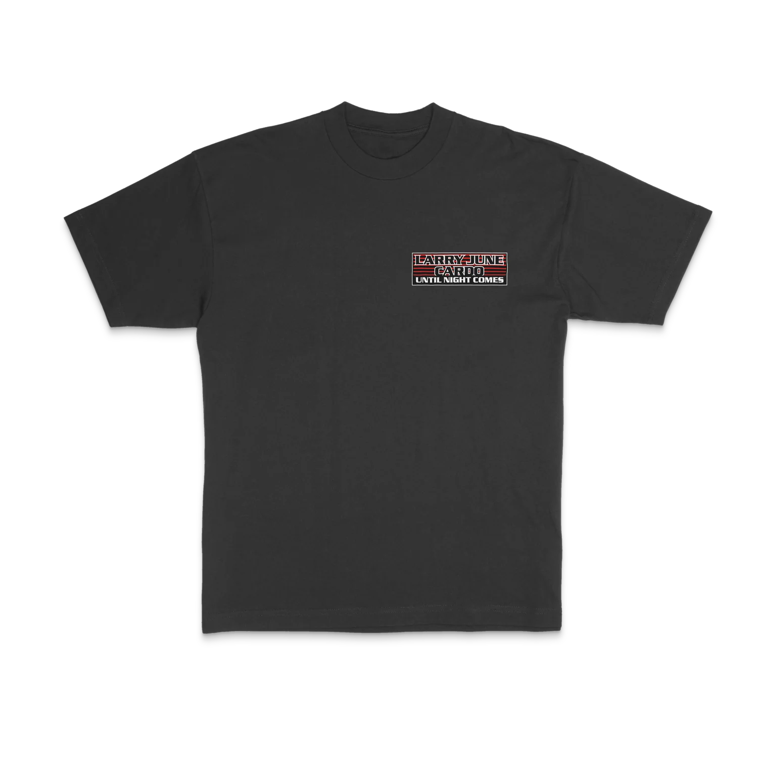 Until Night Comes - Postage T-Shirt (Black) - Image 2