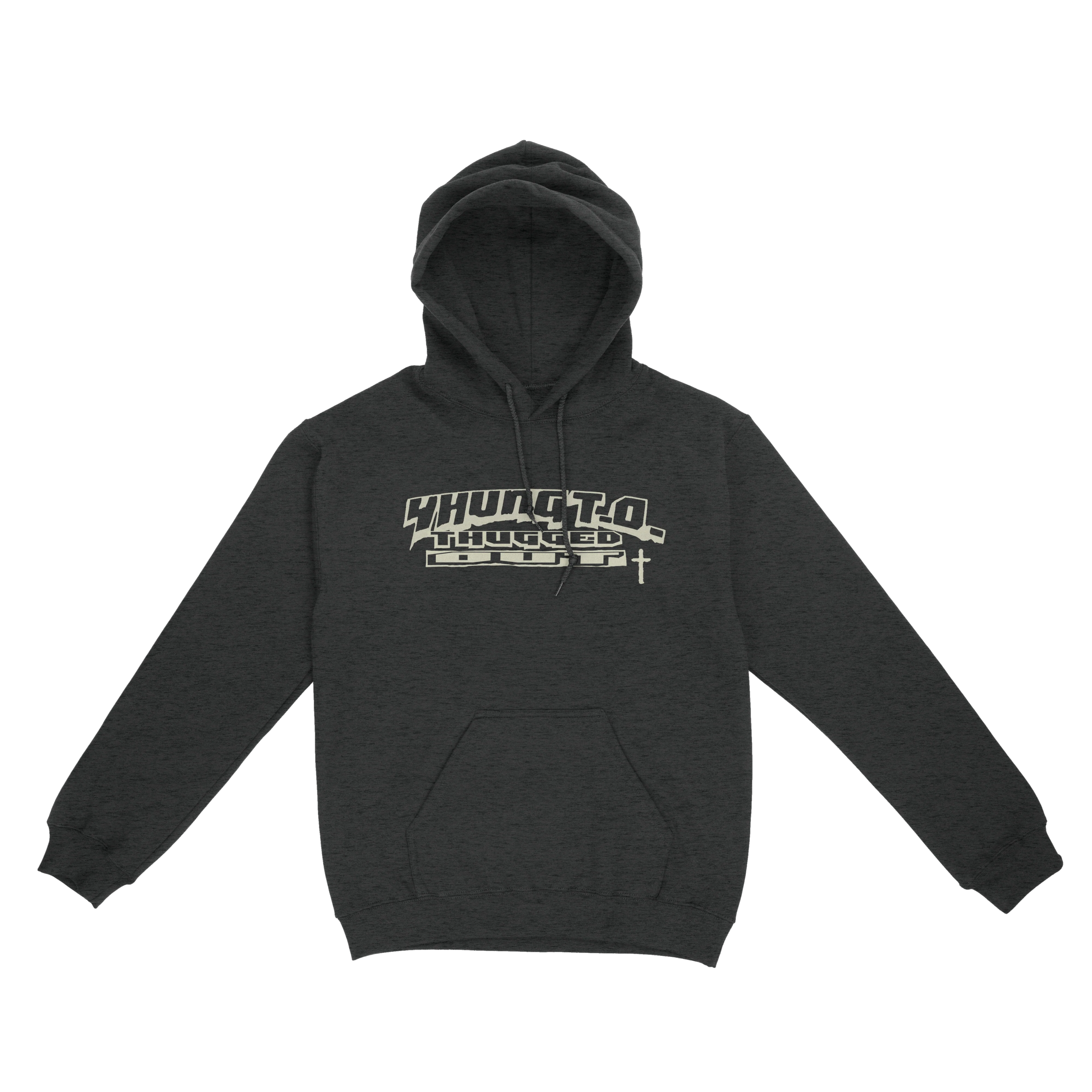 Yhung T.O. - Thugged Out Charcoal Hoodie - Image 2